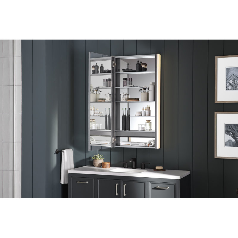 Kohler Maxstow Surface Mount Frameless Medicine with LED Lighting & Reviews Wayfair